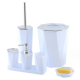 Plastic Bathroom Set 7 pieces 